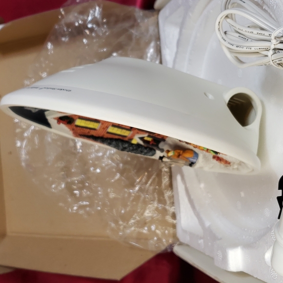 Collectors lighted plate. Rhodes studios. Winter scenery (a3) - Picture 4 of 8